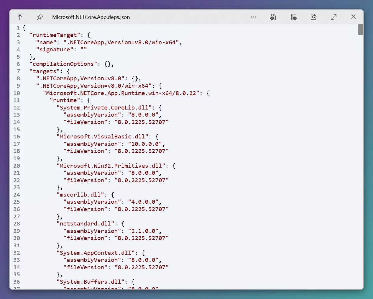 QuickLook JSON 与代码预览