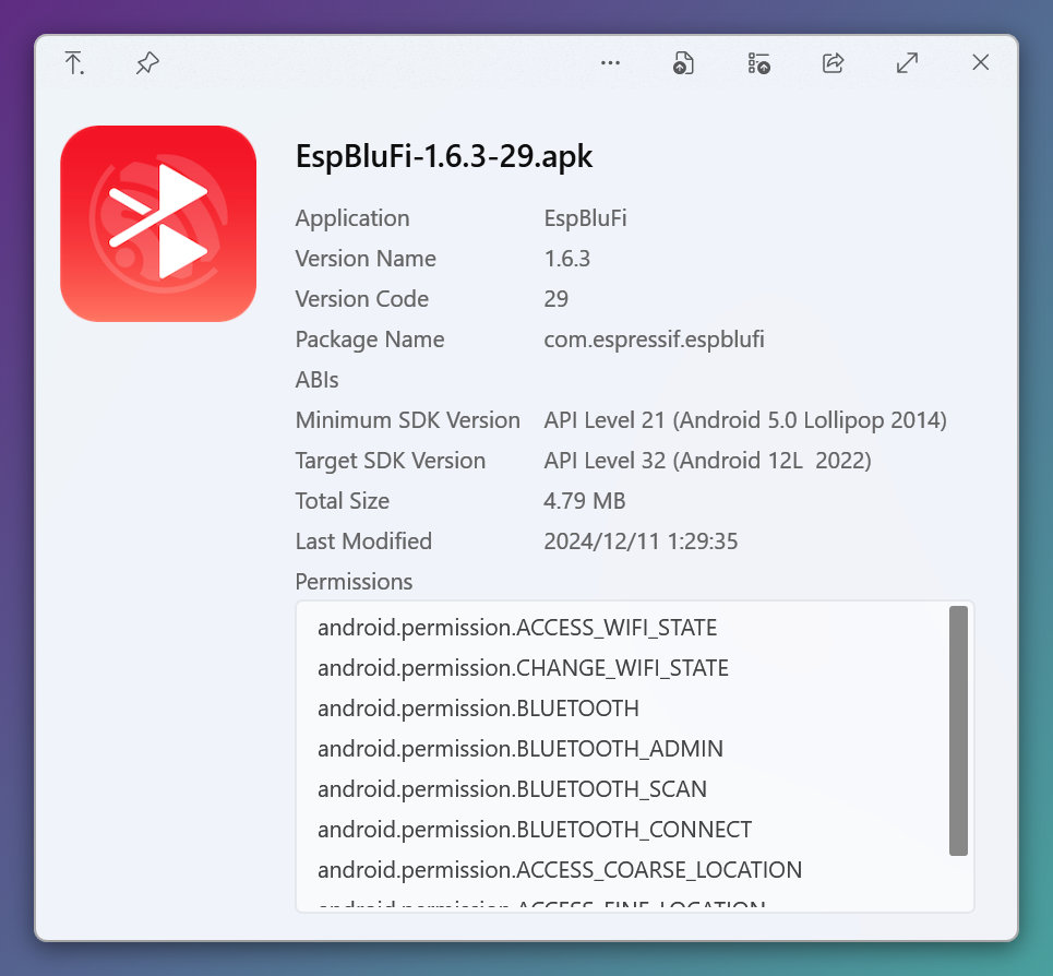 APK 信息预览