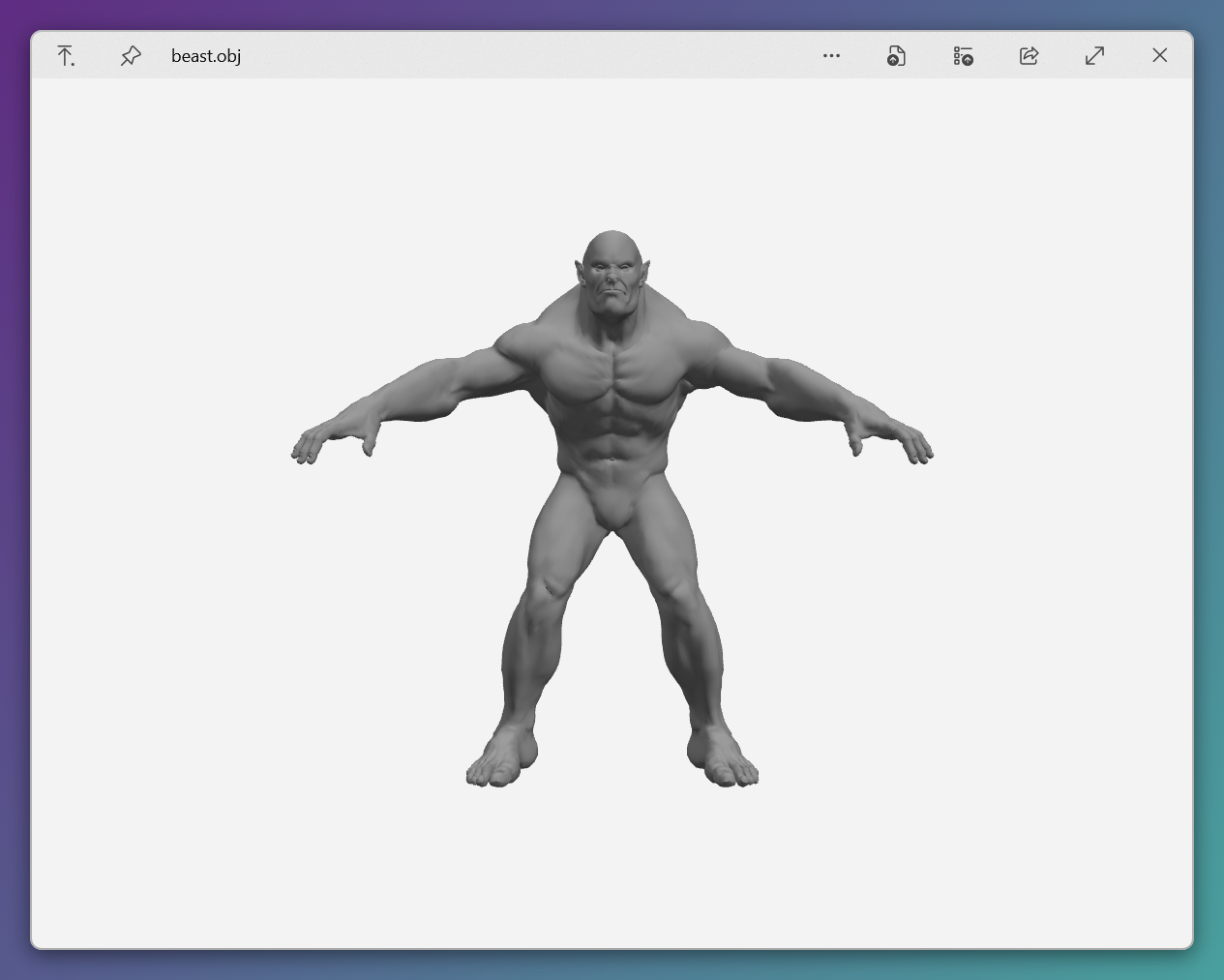 3D 模型预览